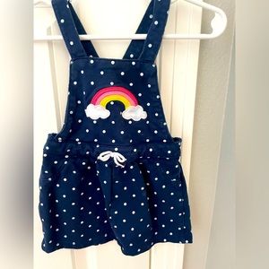 Carter’s Navy Polka Dot Rainbow 🌈 Dress
